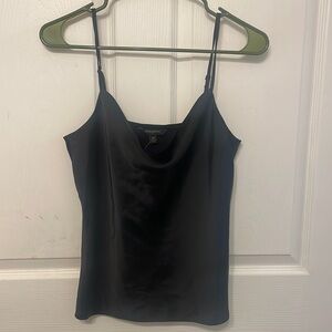 NWT Banana Republic Black Cowl Neck Top-XS